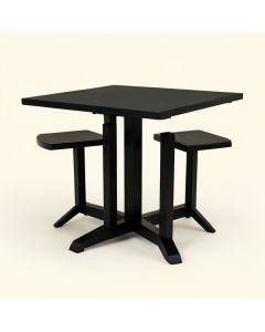 Della 3 Piece Bistro Pub Table Set (synthetic illustration; no displayed measurements)