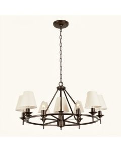 Callison 8-Light Shaded Chandelier (synthetic illustration; no displayed measurements)