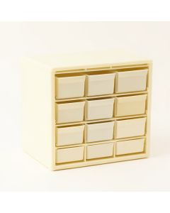 Wren Bridge Small-Parts Storage Drawer Cabinet - Cream (synthetic illustration; no displayed measurements)