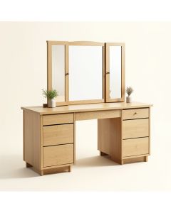 Marane Oak Vanity Set (synthetic illustration; no displayed measurements)