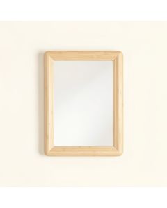 Wren Brook Framed Wall Mirror - Beige (synthetic illustration; no displayed measurements)