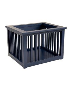 Sage Falls Empty Furniture-Style Pet Crate - Navy (synthetic illustration; no displayed measurements)