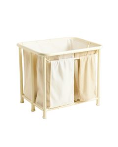 Field Canyon Laundry Sorting Station With Plain Removable Bags - Cream (synthetic illustration; no displayed measurements)
