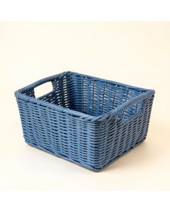 Vale Branch Empty Storage Basket - Blue (synthetic illustration; no displayed measurements)