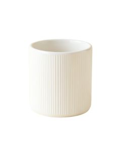 Harbor Canyon Empty Candle Holder - White (synthetic illustration; no displayed measurements)