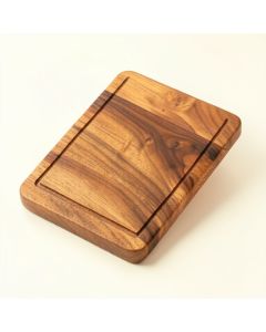 Lipper International Teak Wood Cutting Board (synthetic illustration; no displayed measurements)