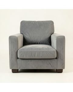 Dune Dell Upholstered Armchair - Gray (synthetic illustration; no displayed measurements)