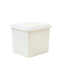 Flint Brook Closed Outdoor Storage Box - White