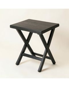 Cove Canyon Compact Balcony Table - Black (synthetic illustration; no displayed measurements)