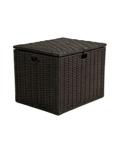 47 Gallon Rattan Deck Box (synthetic illustration; no displayed measurements)