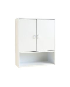 Cliff Crest Wall-Mounted Laundry Cabinet - White