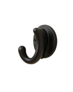 Bay Bluff Wall-Mounted Robe Hook - Black