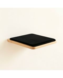 Ridge Canyon Wall-Mounted Cat Perch - Black (synthetic illustration; no displayed measurements)