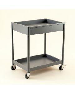 Moss Edge Empty Rolling Workshop Cart - Gray (synthetic illustration; no displayed measurements)