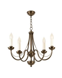 Tenor 6 - Light Candle Style Wagon Wheel Chandelier (synthetic illustration; no displayed measurements)