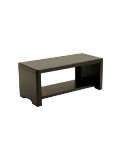 Willow Arc Narrow Outdoor Storage Bench - Black (synthetic illustration; no displayed measurements)