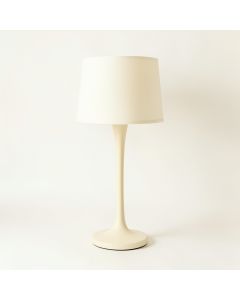 Meadow Brook Floor Lamp With A Plain Fabric Shade - Ivory (synthetic illustration; no displayed measurements)