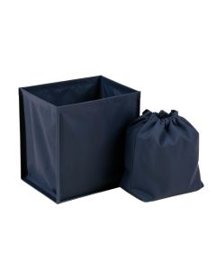 Aspen Bend Laundry Sorting Station With Plain Removable Bags - Navy (synthetic illustration; no displayed measurements)