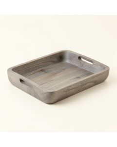Juniper Crest Serving Tray - Gray (synthetic illustration; no displayed measurements)
