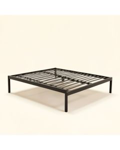 Saxis 14 '' Steel Bed Frame (synthetic illustration; no displayed measurements)