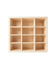 Slate Arc Empty Mug-Storage Cabinet Insert - Ivory