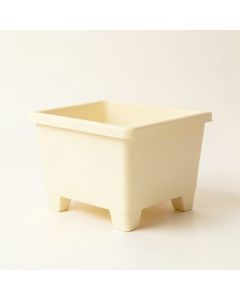 Meadow Crest Empty Raised Planter - Ivory (synthetic illustration; no displayed measurements)