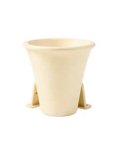Olive Bridge Empty Railing Planter With Integral Brackets - Cream (synthetic illustration; no displayed measurements)