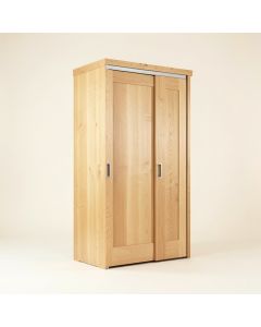 Flush Wood Planum Sliding Closet Doors (synthetic illustration; no displayed measurements)
