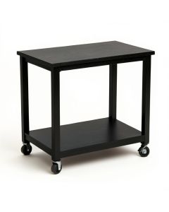 Cliff Bridge Empty Rolling Workshop Cart - Black (synthetic illustration; no displayed measurements)
