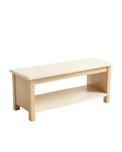 Linden Dell Indoor Bench - Cream (synthetic illustration; no displayed measurements)