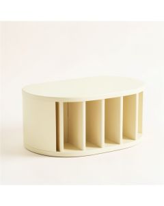 Cove Bend Shoe Storage Bench - Ivory (synthetic illustration; no displayed measurements)