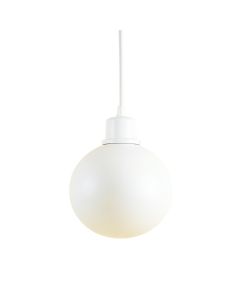 Brook Arc Pendant Light Suspended From One Plain Cable