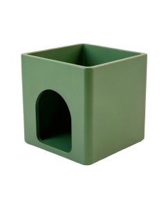 Olive Brook Empty Furniture-Style Litter Enclosure - Green (synthetic illustration; no displayed measurements)