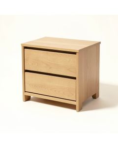 Samons 2 - Drawer Nightstand In Light Brown (synthetic illustration; no displayed measurements)