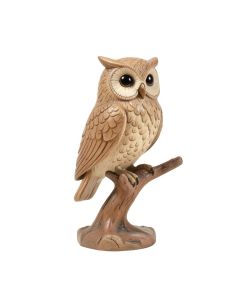 Owl On Branch Statue