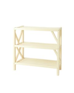 Cedar Bridge Empty Seed-Starting Shelving Unit Without Lights - Ivory (synthetic illustration; no displayed measurements)