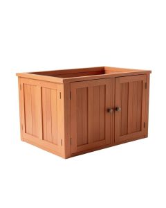 Sage Canyon Empty Furniture-Style Litter Enclosure - Terracotta (synthetic illustration; no displayed measurements)