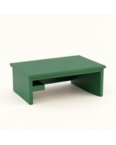 Hill Field Desktop Monitor Riser - Green (synthetic illustration; no displayed measurements)