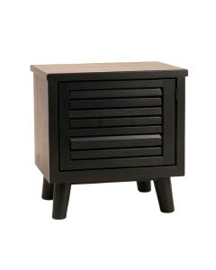 Alder Crest Nightstand - Black (synthetic illustration; no displayed measurements)