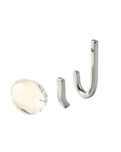 Premium Crystal Ball Shower Curtain Hooks
