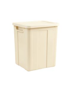 Stone Bend Closed Outdoor Storage Box - Ivory (synthetic illustration; no displayed measurements)