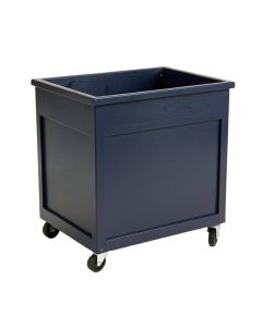Maple Bluff Empty Rolling Workshop Cart - Navy (synthetic illustration; no displayed measurements)