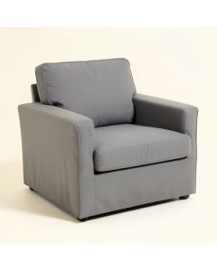Stretch Block Box Cushion Loveseat Slipcover (synthetic illustration; no displayed measurements)