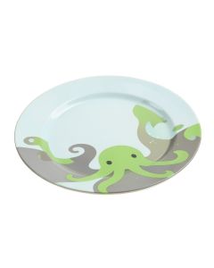 Vernet 9 '' Octopus Melamine Non-Skid Salad/Dessert Plate