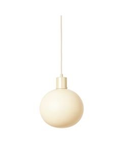 Pine Crest Pendant Light Suspended From One Plain Cable - Ivory (synthetic illustration; no displayed measurements)