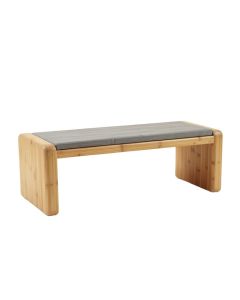Laurel Bend Indoor Bench - Gray (synthetic illustration; no displayed measurements)