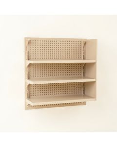 Glen Brook Empty Wall-Mounted Tool Organizer Panel - Beige (synthetic illustration; no displayed measurements)