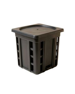 Linden Crest Closed Garden Compost Bin - Black