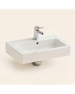 Kohler Caxton Rectangle 20-1/4 '' Undermount Bathroom Sink With Overflow (synthetic illustration; no displayed measurements)