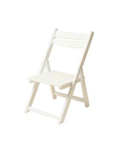 Dune Crest Folding Outdoor Chair - White